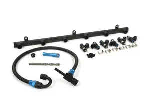 S58 Port Injection Kit - Black Anodized - 950cc Injectors