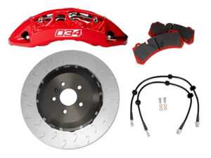 ES#5444896 - 034-301-0008-RD - 034Motorsport RS+ Big Brake Package - Red - Features massive 8-piston billet calipers and 390mm 2-piece floating rotors to deliver motorsport-grade stopping power and fade-free performance for the street or track. - 034Motorsport - Audi