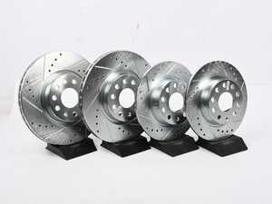 ES#5435478 - K8364sd3 - PowerStop Z23 Evolution Sport Brake Upgrade Kit - Drilled & Slotted - Front & Rear (312x25/272x10) *Scratch And Dent* - Featuring Power Stop Drilled and Slotted rotors and Power Stop Z23 Sport pads - Scratch & Dent - Volkswagen