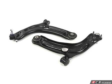 ES#5387801 - SBFIMQBTCAP-R-B -  Performance Front Control Arm Kit - With Ball Joints - Featuring RS3/TTRS style solid rubber bushings offering increased road feel and response during spirited driving - Includes ball joints. - Black Forest Industries - Volkswagen