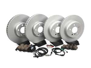 ES#4675732 - 34116898729KT6 - Front & Rear Brake Service Kit - Includes ECS V5 Rotors and ECS DD23 "Daily Driver" ceramic pads. - Assembled By ECS - BMW