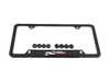ES#5395724 - 51805B7B7C7 - MINI NEW JCW Logo License Plate Frame - Black - Priced Each - Add the John Cooper Works logo to your plate - Genuine MINI - MINI