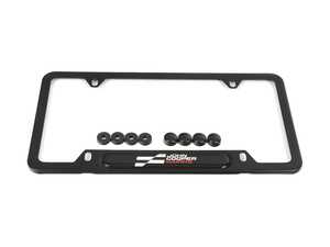 ES#5395724 - 51805B7B7C7 - MINI NEW JCW Logo License Plate Frame - Black - Priced Each - Add the John Cooper Works logo to your plate - Genuine MINI - MINI