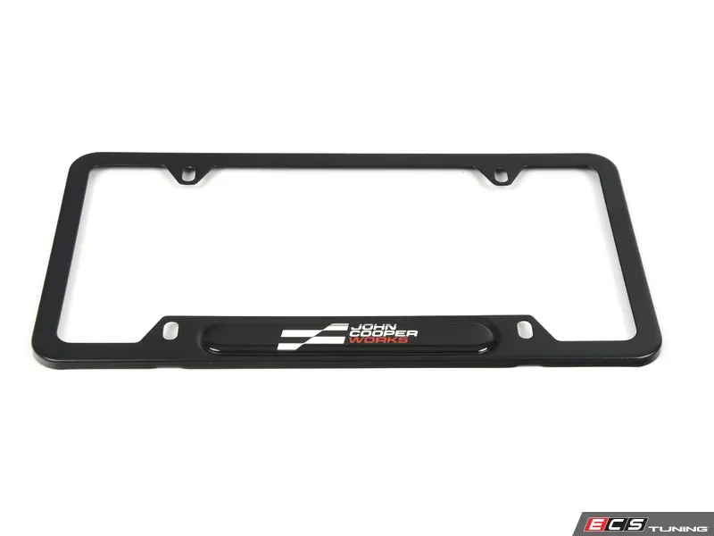 Genuine MINI - 51805B7B7C7 - MINI NEW JCW Logo License Plate Frame