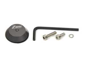 ES#4365476 - 00843612182340 - Rear Wiper Delete Kit - Charcoal - 38mm Billet Cap, Weather-Proof, fits holes 16mm to 30mm - ZSPEC Design - MINI