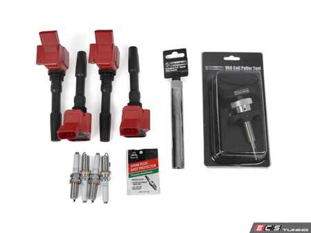 ES#4780697 - MS1001921KT - Performance Ignition Service Kit - With Service Tools - Features APR Upgraded Ignition Coils and NGK plugs, ensuring a stronger and more consistent spark! - Assembled By ECS - Audi Volkswagen