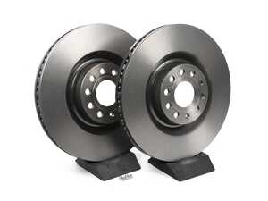 ES#4491557 - 1k0615301arKT - Front Brake Rotors - Pair (345x30) - Restore the stopping power in your vehicle - Brembo - Audi Volkswagen
