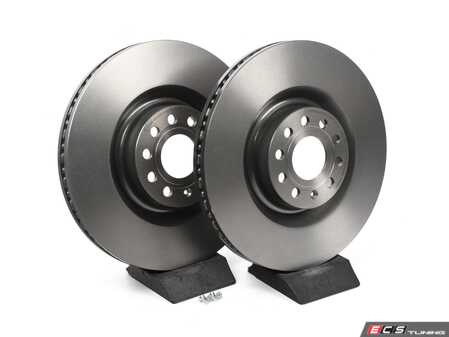 ES#4491557 - 1k0615301arKT - Front Brake Rotors - Pair (345x30) - Restore the stopping power in your vehicle - Brembo - Audi Volkswagen