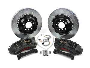 ES#4446048 - GT-S-1N-.9003A - Brembo GT-S Front Big Brake Kit - 380mm Type 3 Slotted  - Features Slotted Rotors and Black Hard Anodized 6-Piston Calipers - Brembo - BMW