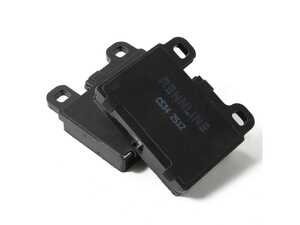 ES#5445269 - CS34 - Front Rennline OE+ Street And Track Brake Pad Set - Upgrade your stopping power with Rennline OE+ Street and Track brake pads for stronger bite consistent pedal feel and low dust without the harshness of a race pad. - Rennline - Porsche