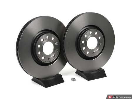 ES#2539237 - 8E0615301ADKT4 - Front UV Coated Brake Rotors - Pair (321x30) - Features Brembo's special UV paint treatment that guarantees superior corrosion resistance. - Brembo - Audi