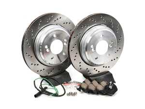 ES#5397018 - e86z4rbKT - Rear Brake Service Kit - Featuring SHW Rotors and Akebono Euro brake pads - Assembled By ECS - BMW