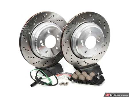 ES#5397018 - e86z4rbKT - Rear Brake Service Kit - Featuring SHW Rotors and Akebono Euro brake pads - Assembled By ECS - BMW