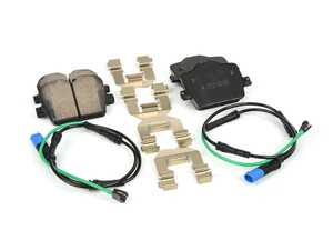 ES#5396554 - EUR2221 - Rear Euro Cermaic Brake Pad Set - Akebono's Euro Ceramic pad offers excellent pedal feedback, low dust, and smooth initial bite. A favorite among BMW enthusiasts. - Akebono - BMW