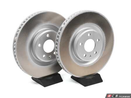 ES#4736799 - 95B615301ABKT1 - Front Brake Rotors - Pair (350x34) - Restore the stopping power in your vehicle. OEM Supplier! - SHW Performance - Porsche