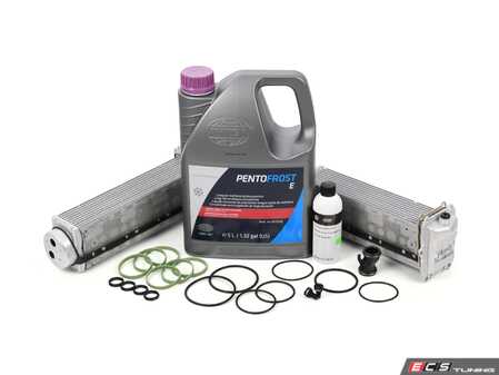 ES#4475584 - 06E145621TKT1 - Supercharger Intercooler Kit - Everything needed to replace failed heat exchangers. - Assembled By ECS - Audi