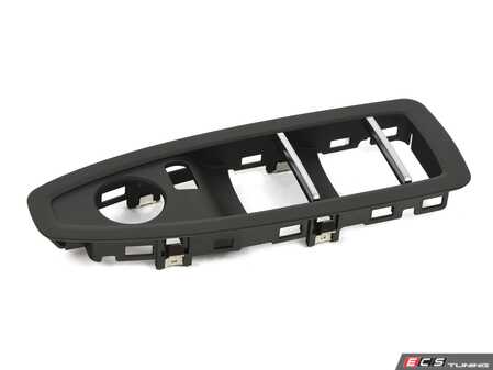 ES#3029167 - 51417403892 - Driver's Side Window Switch Cover - Black - Replacement trim for your front driver's side mirror switches - Genuine BMW - BMW