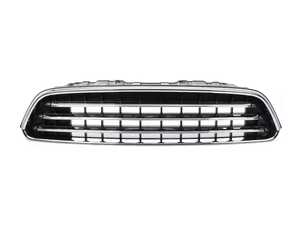 ES#2136570 - 51139803635 - Hood Front Grille Full Section With Chrome Ring And Slats - Priced Each - For replacement or upgrade to chrome line exterior - Genuine MINI - MINI