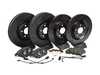 ES#3618349 - dp32086ckt3KT - Performance Front & Rear Brake Service Kit - Featuring ECS V5 drilled & slotted rotors and ECS EP24 Enthusiast Performance pads - Assembled By ECS - Audi