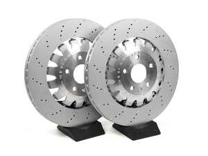 ES#5425451 - 8j0615301k3KT - Front Brake Rotors - Pair (370x32) - Replace your worn brake rotors and get that smooth stopping power back - SHW Performance - Audi