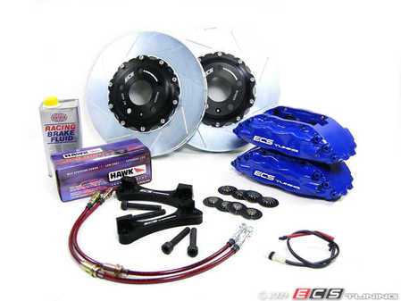 ES#260945 - 1K0698305 - ECS Stage III Big Brake Kit - Blue ECS Calipers & 13.2" Slotted Zinc Rotors - ECS - 