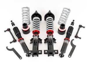 ES#4901420 - 057537LA01 - ECS Performance Adjustable Coilover System - W204 RWD - Transform your C-Class with the ultimate blend of performance, comfort, and style! Featuring variable length shock bodies, adjustable sway bar end links, and 32-way adjustable damping for total suspension control. - ECS - Mercedes Benz