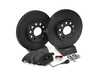 ES#2582048 - D1107MTXKT3 - Performance Front Brake Service Kit (288x25) - Featuring ECS V5 cross-drilled & slotted rotors and ECS EP24 Enthusiast Performance pads - Assembled By ECS - Volkswagen