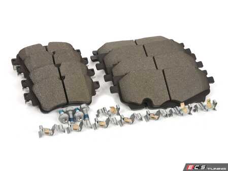 ES#5445252 - B9SFRP4KT - Premium Low-Met OE Equivalent Pad - Front & Rear - Quality brake pads from an original equipment supplier - Brembo - Audi