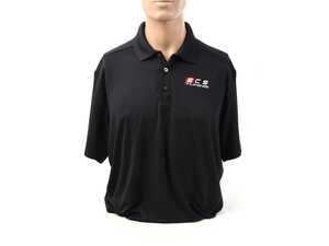 ES#4615870 - ECSCPBXL - Black ECS Tuning Polo - Extra Large - Featuring full color, embroidered ECS Tuning logo on left chest. - ECS - Audi BMW Volkswagen Mercedes Benz MINI Porsche