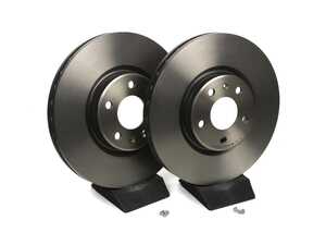 ES#3162569 - 8r0615301ekt2 - Front UV Coated Brake Rotors - Pair (320x30) - Features Brembo's special UV paint treatment that guarantees superior corrosion resistance. - Brembo - Audi