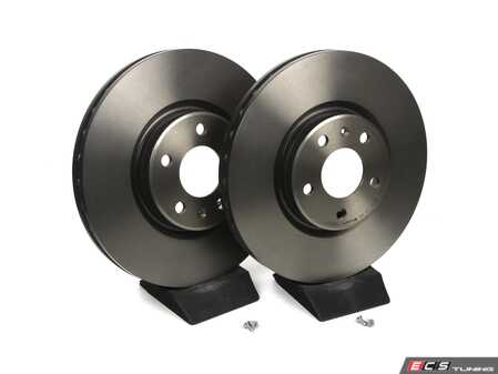 ES#3162569 - 8r0615301ekt2 - Front UV Coated Brake Rotors - Pair (320x30) - Features Brembo's special UV paint treatment that guarantees superior corrosion resistance. - Brembo - Audi