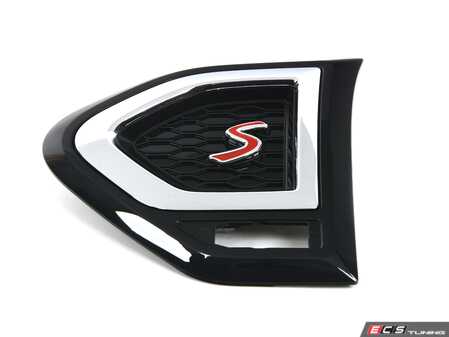 ES#3193775 - 51137414095 - Trim Side Turn Signal Cooper S - Left   - Mounts to the front quarter panels and holds the signal - Genuine MINI - MINI
