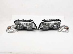 ES#5444708 - anz121268sd - ANZO Projector Headlights W/ Halo - E46 M3 - Chrome *Scratch And Dent* - Plug and play chrome housings for a unique look and improved visibility. Select your favorite bulbs! - Scratch & Dent - BMW
