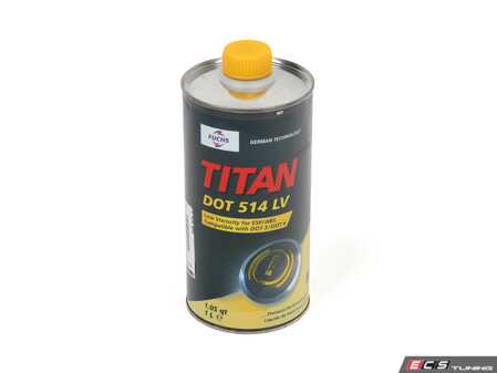 ES#5424659 - 602576347 - FUCHS  TITAN DOT 514 LV Brake Fluid - 1 Liter - MB 331.0 Spec - Fuchs - Mercedes Benz