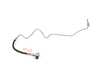 ES#3190828 - H621173 - Rear Hard Brake Hose - Left - Brake line from mid brake hose to brake caliper, includes banjo bolt to caliper - Dorman - Audi Volkswagen