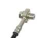 ES#3190828 - H621173 - Rear Hard Brake Hose - Left - Brake line from mid brake hose to brake caliper, includes banjo bolt to caliper - Dorman - Audi Volkswagen