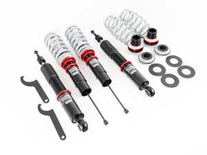 ES#4900307 - 026116LA01 - Inverted-Damper Performance Coilover System - Audi B8/B8.5
 - Increases rigidity and reduces flex under cornering and braking loads - ECS - Audi