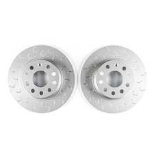 ES#5446375 - 034-301-2021 - 1-Piece Rear Brake Rotor Upgrade Kit - Pair (272mmx10mm) - Geomet Anti-Corrosion Coating, CM-250 Special Alloy Designed Specifically To Reduce Warping from Hard Street Use - 034Motorsport - Audi Volkswagen