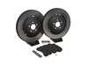 ES#5425656 - 4m0698151bl3KT - Front Brake Service Kit - (400X38mm) - Featuring SHW Performance rotors, Genuine pads, and wear sensors - Assembled By ECS - Audi