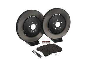 ES#5425656 - 4m0698151bl3KT - Front Brake Service Kit - (400X38mm) - Featuring SHW Performance rotors, Genuine pads, and wear sensors - Assembled By ECS - Audi