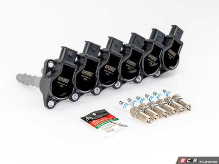 ES#5492038 - 060474LA02KT3 - M272 Ignition Service Kit - Set of six Bosch plugs and ECS ignition coils for Mercedes M272 engines. - Assembled By ECS - Mercedes Benz
