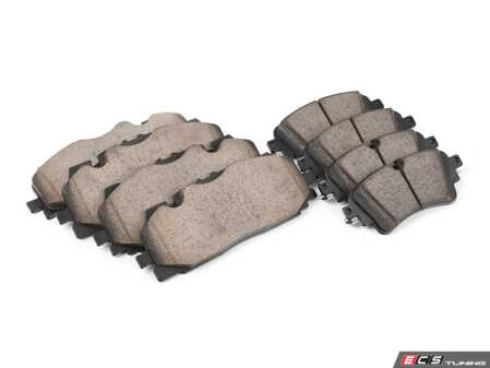 ES#5445251 - B9SFRP3KT - Front & Rear DD23 "Daily Driver" Ceramic Brake Pad Set - This enthusiast-developed pad offers confident stopping power, very low dust, quiet braking, and a positive initial bite. The perfect choice for your daily-driven Euro! - ECS - Audi