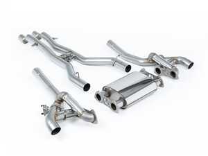 ES#5446451 - SSXMZ163 - Milltek Valved Cat Back Exhaust - Mercedes AMG GT/GTS/GTC Coupe & Roadster (C190/R190) - Experience the ultimate V8 soundtrack with this Milltek Sport Active H-Pipe system, designed to deliver a perfectly balanced, valved exhaust note and unrestricted 3-inch high-flow performance for your AMG GT. - Milltek Sport - Mercedes Benz