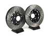 ES#4883772 - 050873la01KT - 2-Piece Lightweight Front Brake Rotors - Pair (320x30) - Direct bolt-on, dimpled and slotted replacements that offer improved braking and increased brake cooling capacity! - ECS - Audi