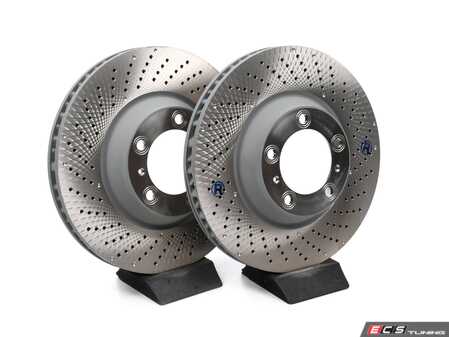 ES#5425584 - 99735140502KT1 - Front Brake Rotors - Pair (350x34) - Restore the stopping power in your vehicle. OEM Supplier! - SHW Performance - Porsche