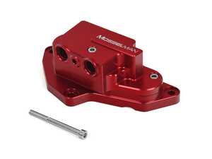 ES#4876266 - 030210063RED - Mosselman S55 Billet Oil Thermostat - Red - The MSL thermostat ensures a cooler oil temperature which will result in more stable performance - Mosselman Turbosystems - BMW