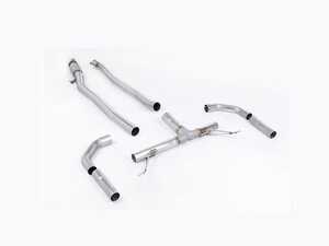 ES#4390966 - ssxmz144 - Milltek Valved Cat-Back Exhaust System - Valved / Resonated - Connects to OE Tailpipes - Milltek Sport - Mercedes Benz
