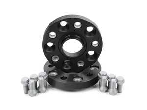 ES#4753507 - 40555712SW - DRA Series Wheel Spacer - 20mm (1 Pair) - Black - Fine tune your stance and improve handling - H&R - Audi Volkswagen