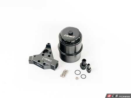 ES#4845274 - 055103la01KT - MK4 Billet Power Steering Reservoir  - Eliminate the grimy, leaky, factory plastic power steering reservoir with a beautiful aluminum component. Upgraded for thermal capacity, performance and extended rack life! - ECS - Volkswagen