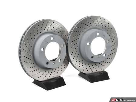 ES#5425604 - 98135140101KT4 - Front Brake Rotors - Pair (315x28) - Restore the stopping power in your vehicle. OEM Supplier! - SHW Performance - Porsche